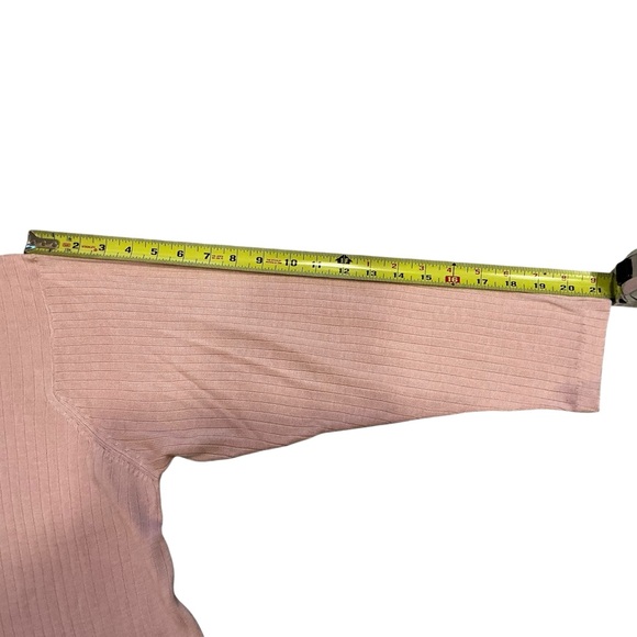 Bill blass vintage 100% silk women’s funnel neck pullover sweater pink size XL - Picture 4 of 6